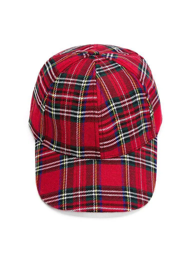 Plaid Baseball Cap
