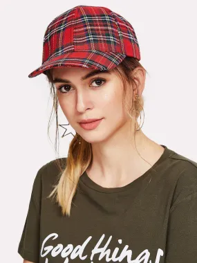 Plaid Baseball Cap