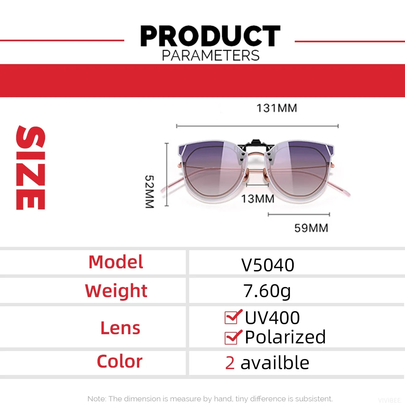 Polarized Oversized Sun Glasses