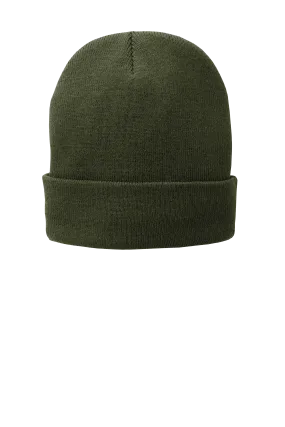 Port & Company® Fleece-Lined Knit Cap - Olive Drab Green