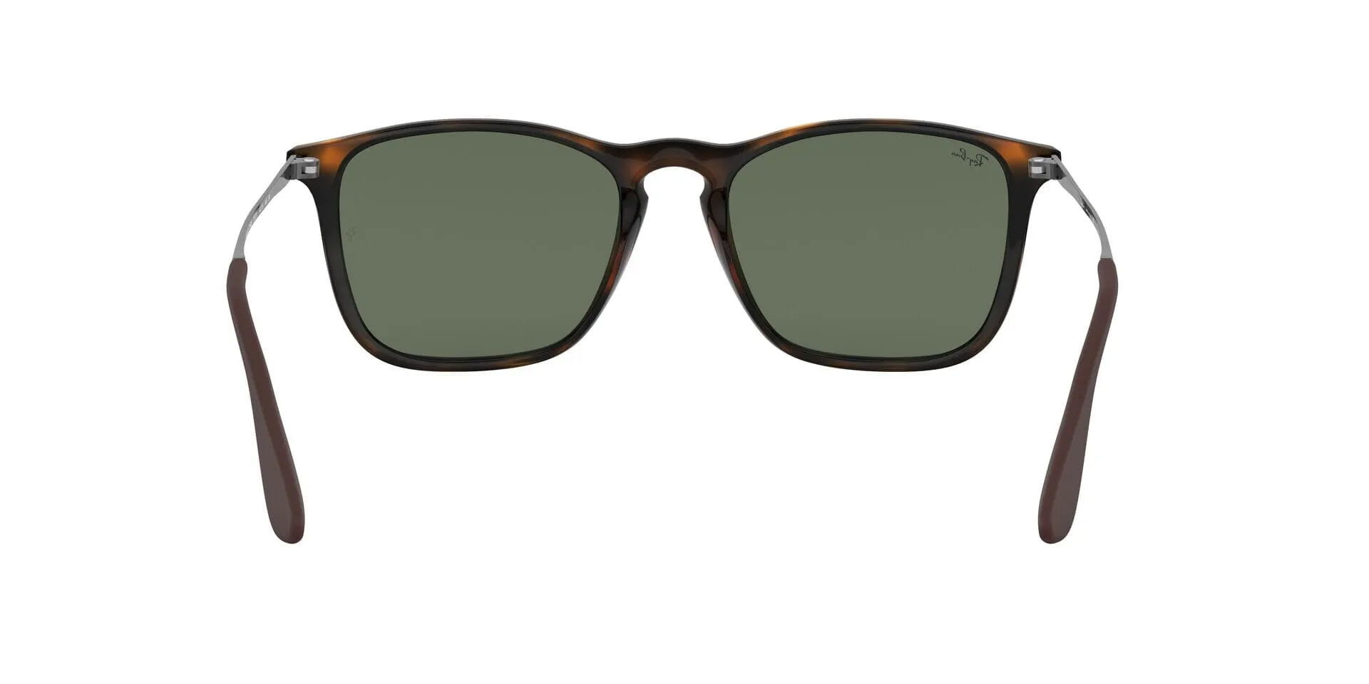 RAY-BAN Chris Polished Light Havana - Green Classic Sunglasses