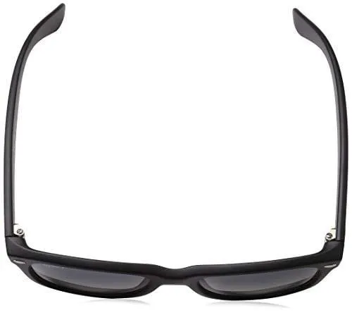 Ray-Ban Unisex New Wayfarer Polarized Sunglasses, Black/Polarized Blue/Grey Gradient, Blue Gradient Grey, 55mm