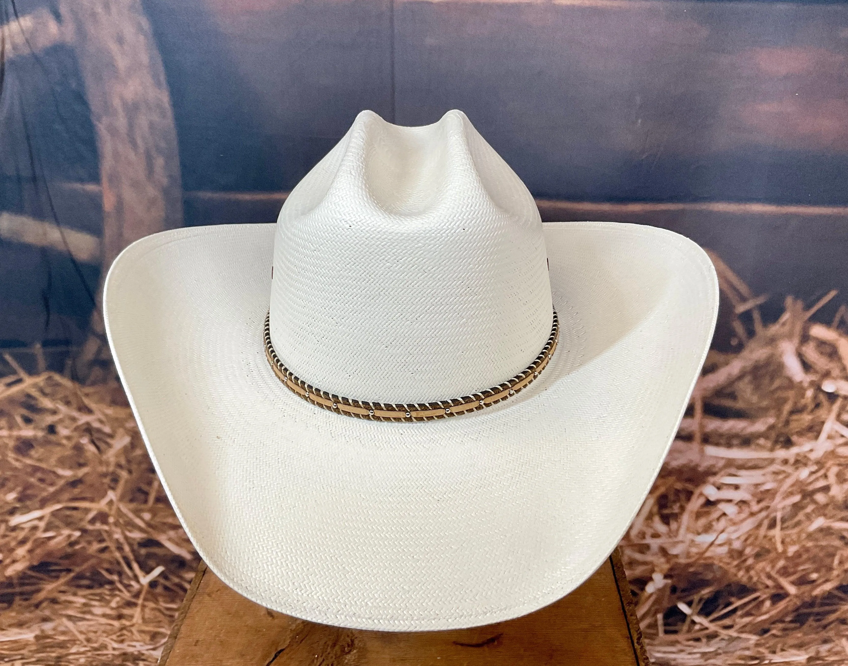 Resistol Piney Creek Straw Cowboy Hat Natural RSPNCKN3042