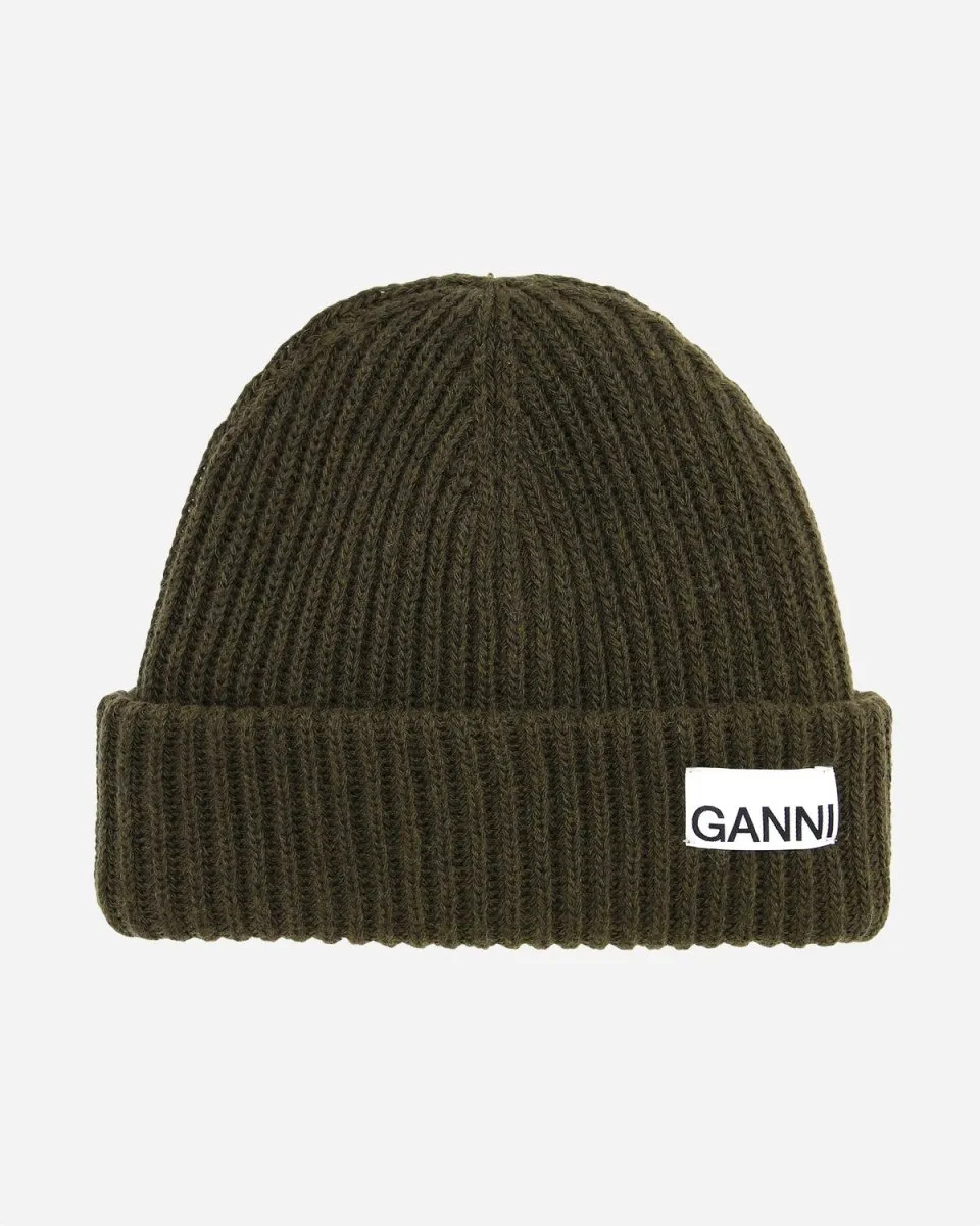 Rib Knit Beanie - Kalamata