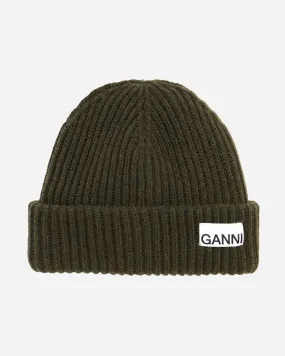 Rib Knit Beanie - Kalamata