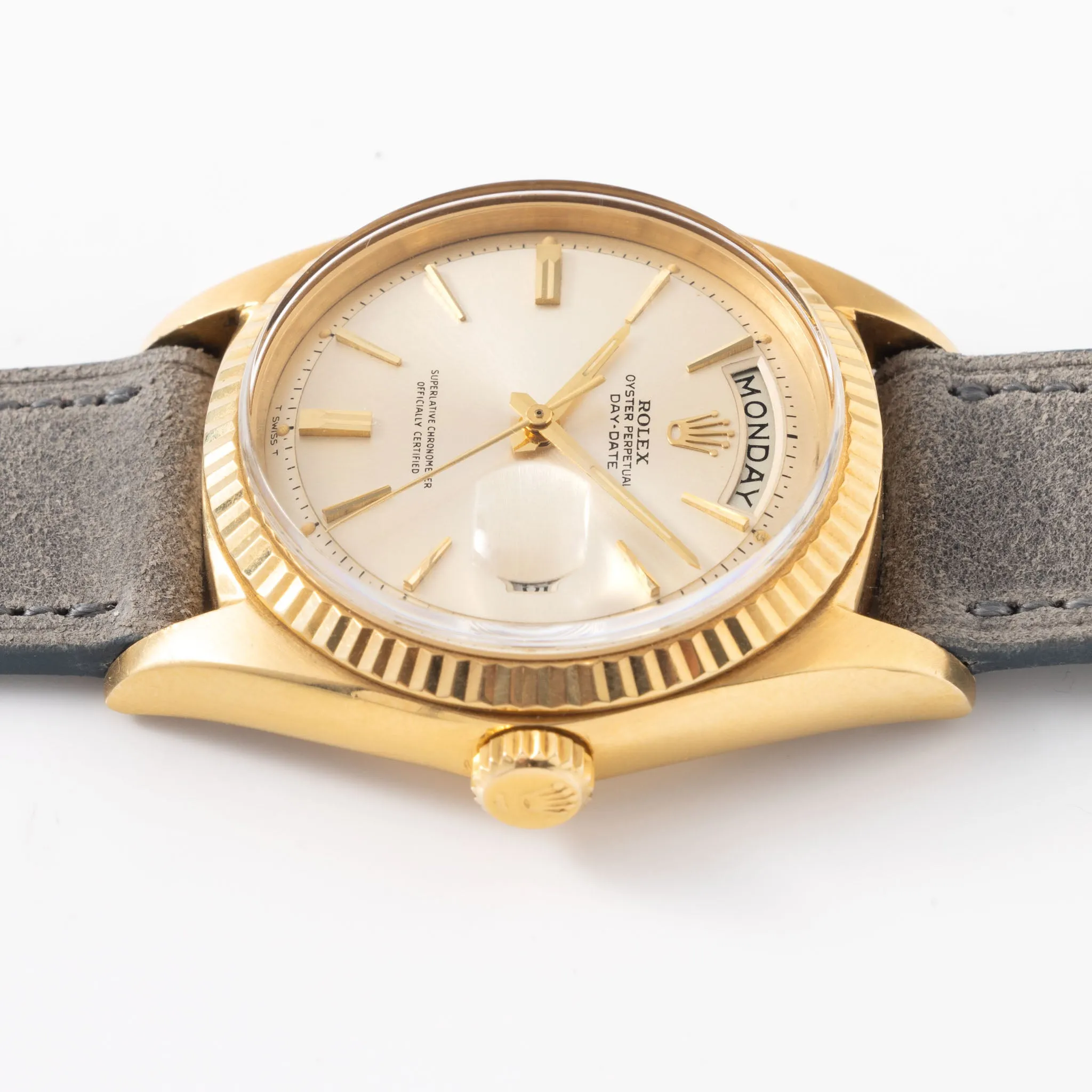 Rolex Day-Date 1803 Silver Dial with Cigarette Hands