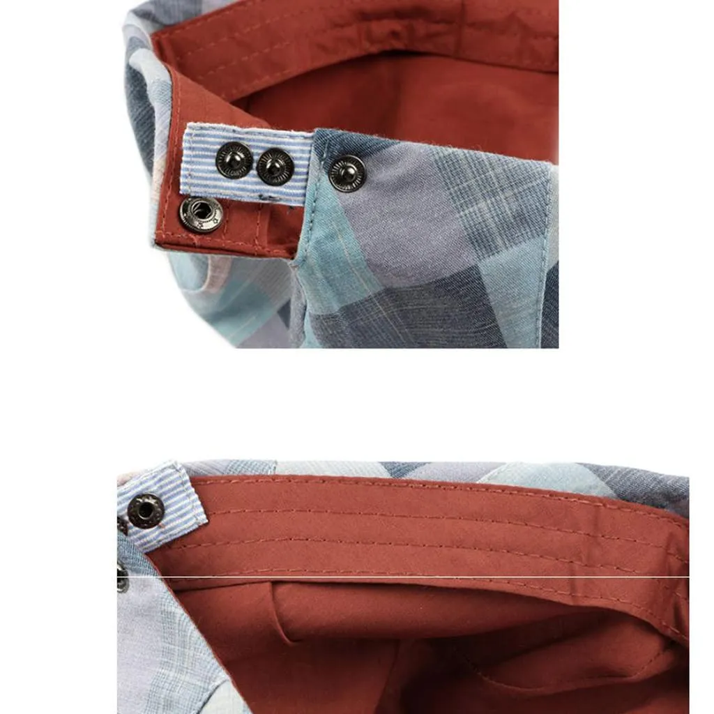 Royal Multicolor Plaid Flat Cap