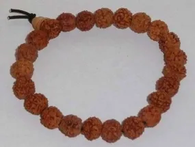Rudraksha Seed Beaded Bracelet - Wrist Mala  - 8.5mm
