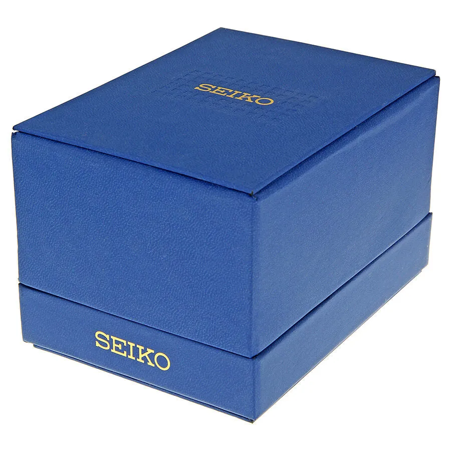 Seiko Black Dial Stainless Steel Men's Watch SSB089