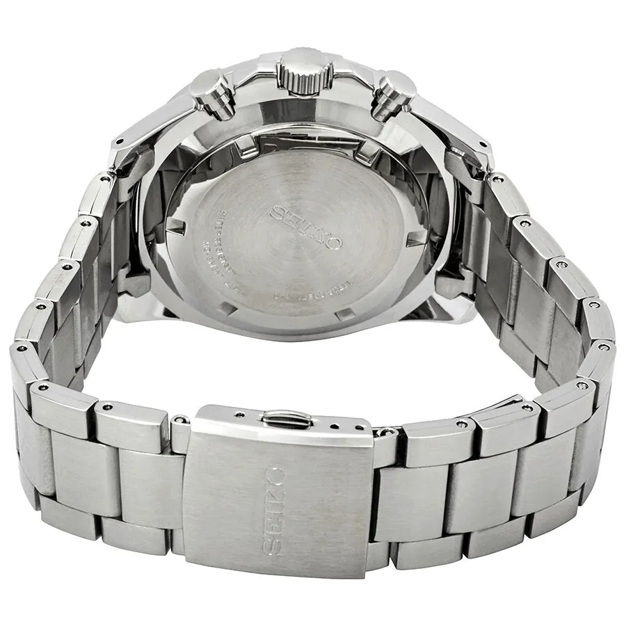 Seiko Chronograph Silver Dial Stainless Steel Men's Watch SSB317P1