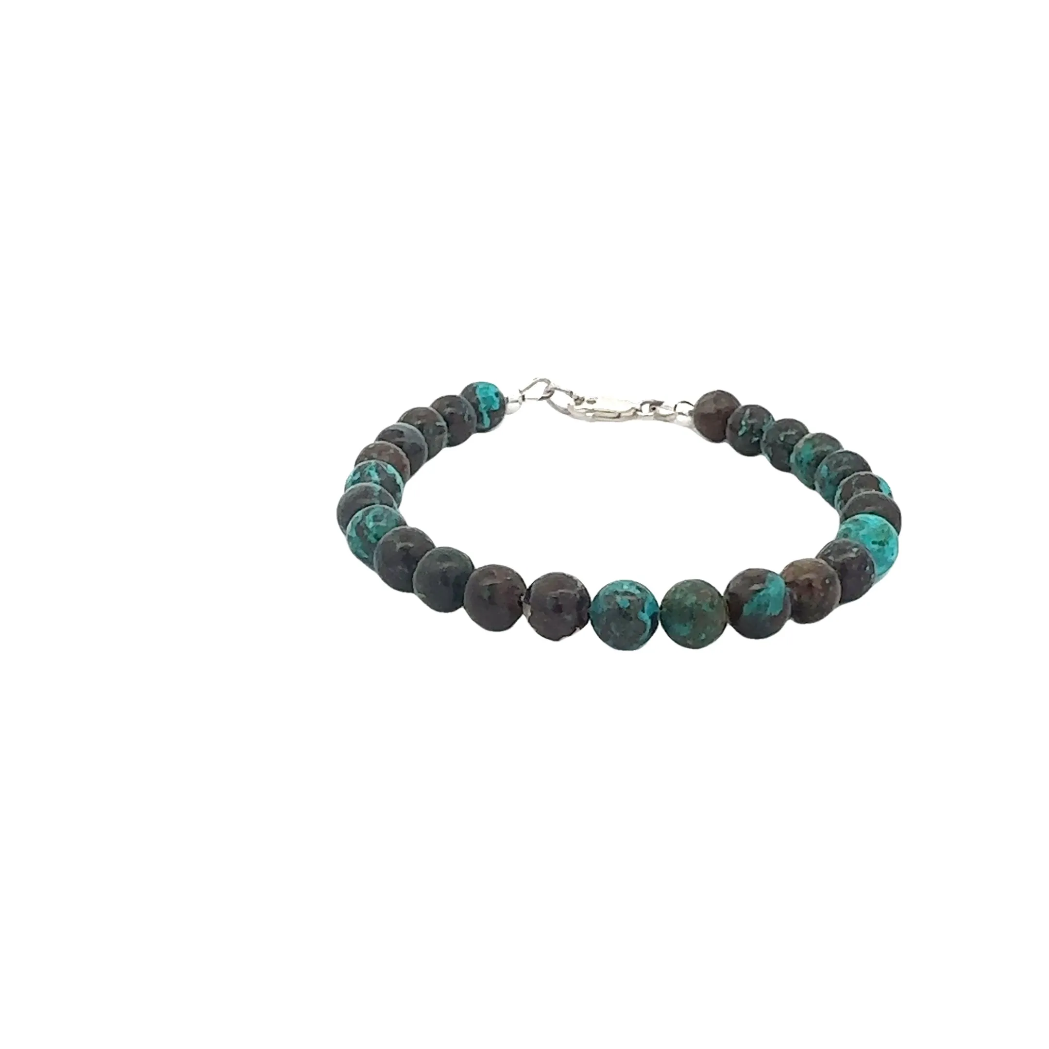Shattuckite gemstone bracelet , beaded bracelet, Jewelry
