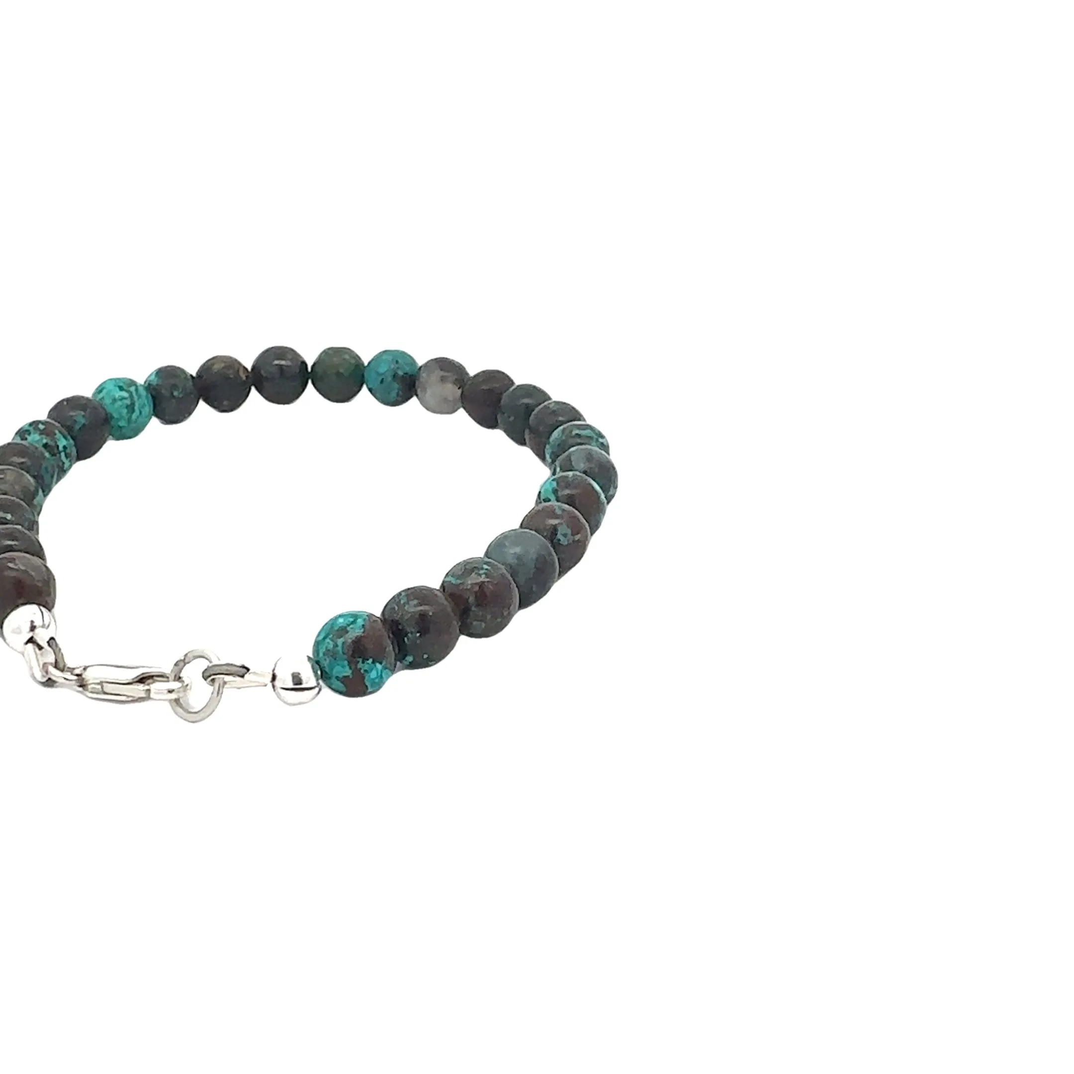 Shattuckite gemstone bracelet , beaded bracelet, Jewelry