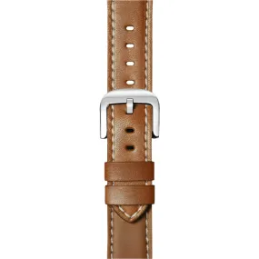 Shinola 24mm Largo Tan Leather Strap, 120mm x 80mm