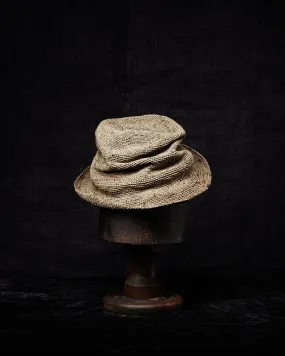 SHPVDS005 Crocheted Toquilla Straw Hat PV Grey