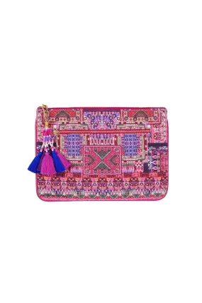 SMALL CANVAS CLUTCH THE JAIPUR FOUR