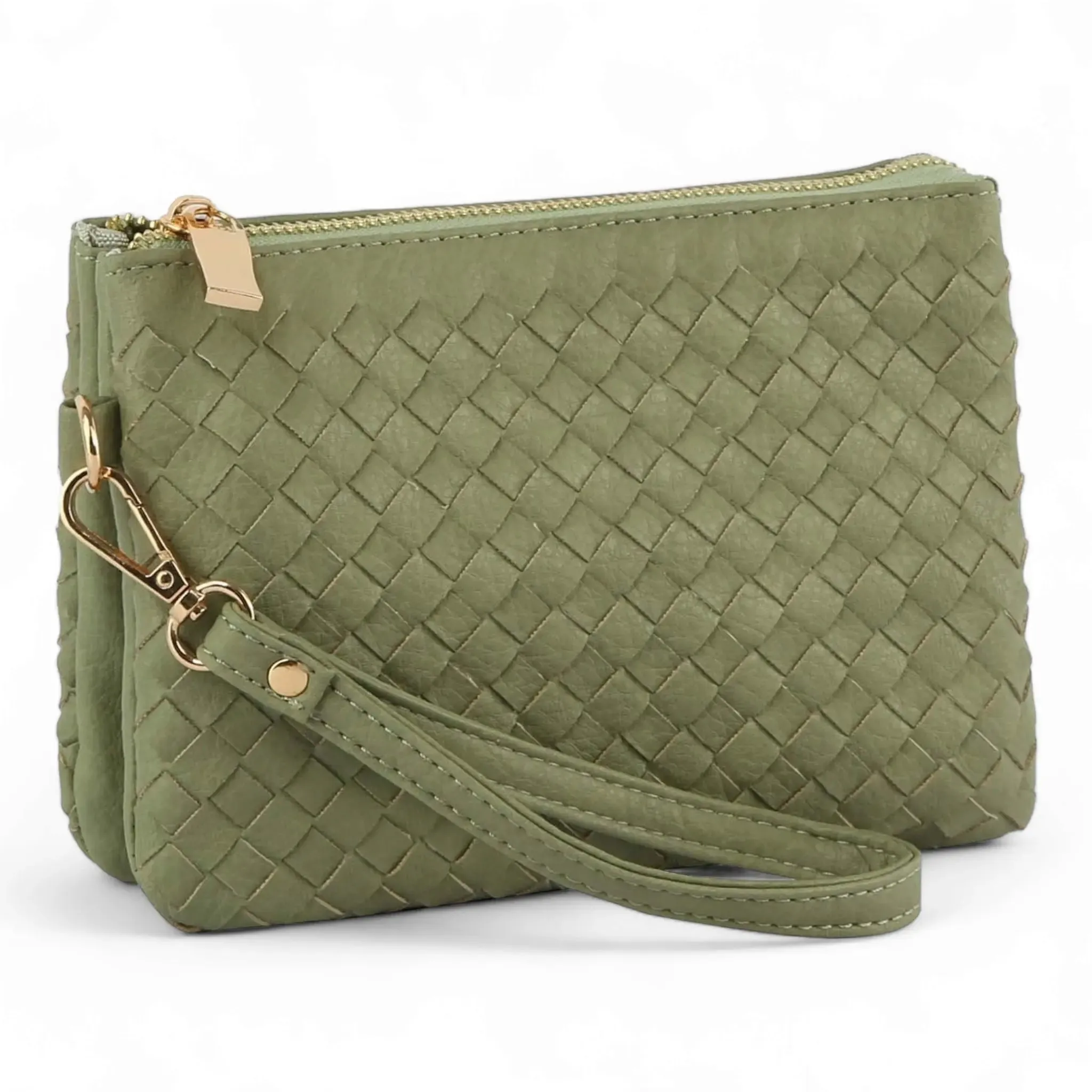 Small Woven Crossbody Bag/Clutch