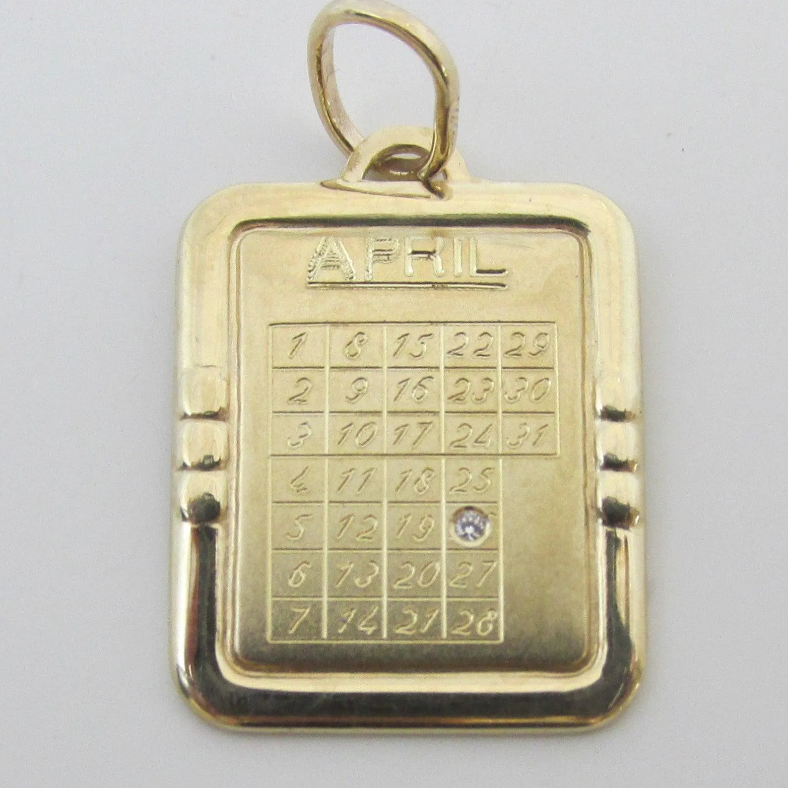 Special Date Calendar Pendant