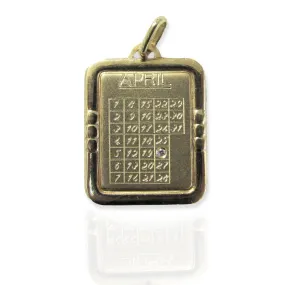Special Date Calendar Pendant
