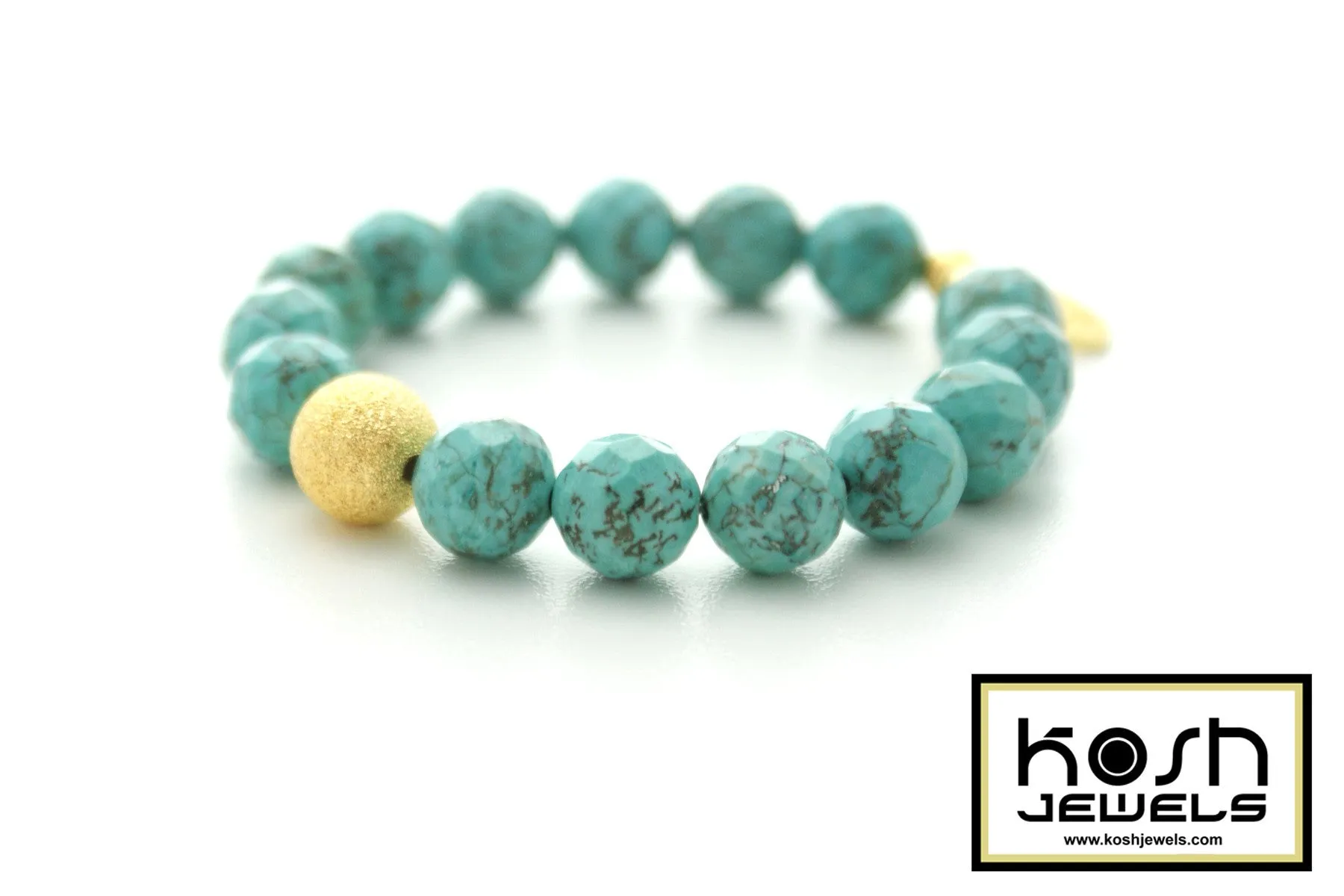 STARDUST SIGNATURE BEADED BRACELET - TURQUOISE