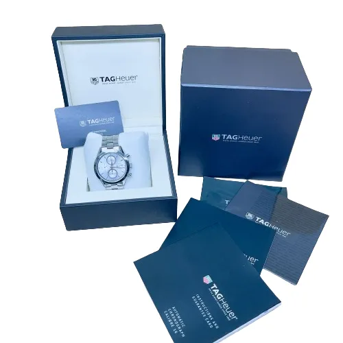TAG HEUER Carrera Calibre 16 Chronograph Automatic Men's Watch Full Set