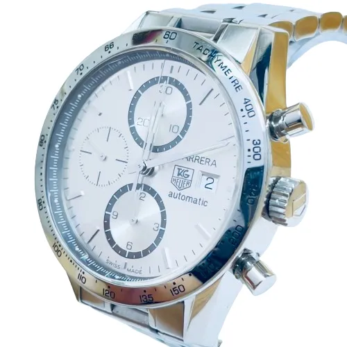 TAG HEUER Carrera Calibre 16 Chronograph Automatic Men's Watch Full Set