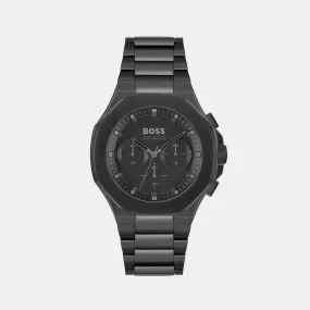 Taper Men's Black Chronograph Stainless Steel Watch 1514088