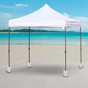 Tent Weight Base, 4pcs Plastic Anchor Weights-White