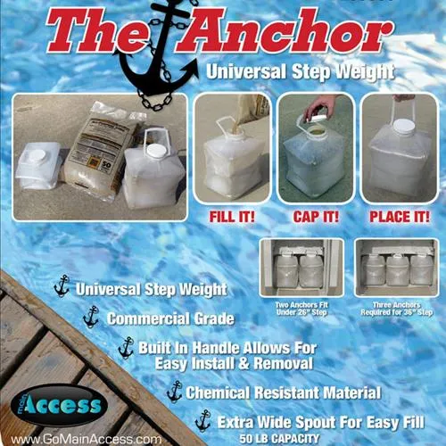 The Anchor - Universal Pool Step Weight