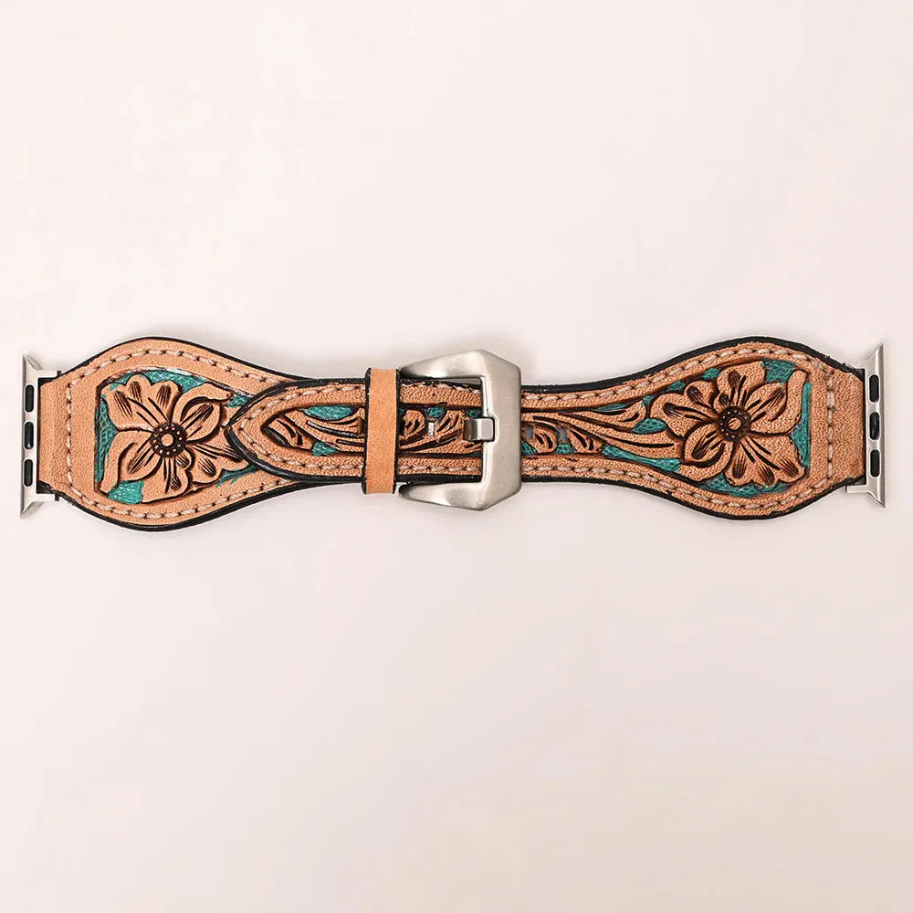 The Charlotte 45 Leather Apple Watch Band