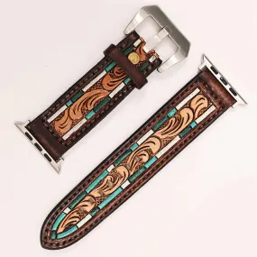 The Morgan 45 Leather Apple Watch Band