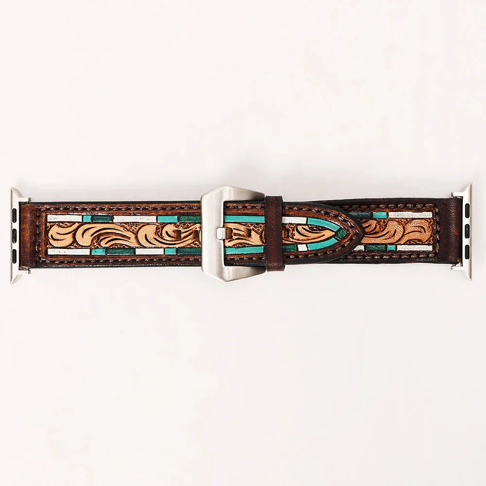 The Morgan 45 Leather Apple Watch Band