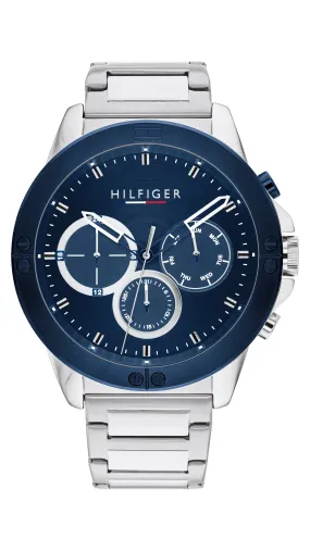 Tommy Hilfiger Harley Blue and Silver Men's Watch 1791932