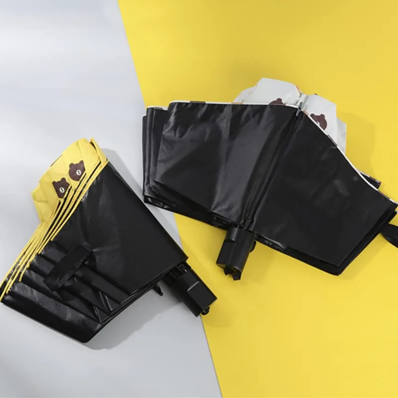 Ultra Light and Small Mini Umbrella with Carrying Pouch