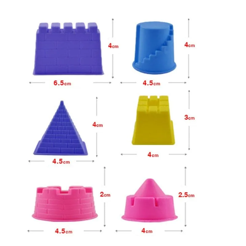 Ultra-light Clay Space Sand Mould Castle Animal Marine Plasticine Mould Children DIY Clay Model Toys Space Sand Accessories DDJ