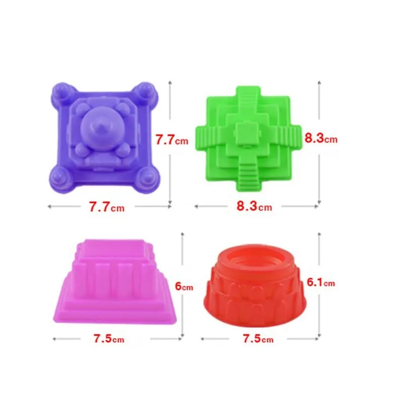 Ultra-light Clay Space Sand Mould Castle Animal Marine Plasticine Mould Children DIY Clay Model Toys Space Sand Accessories DDJ