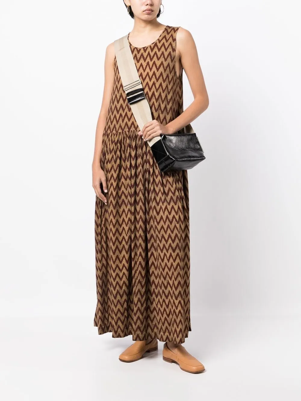 Uma Wang Small Crossbody Bag Black/ Natural