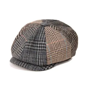 Wagner Tartan Newsboy Cap