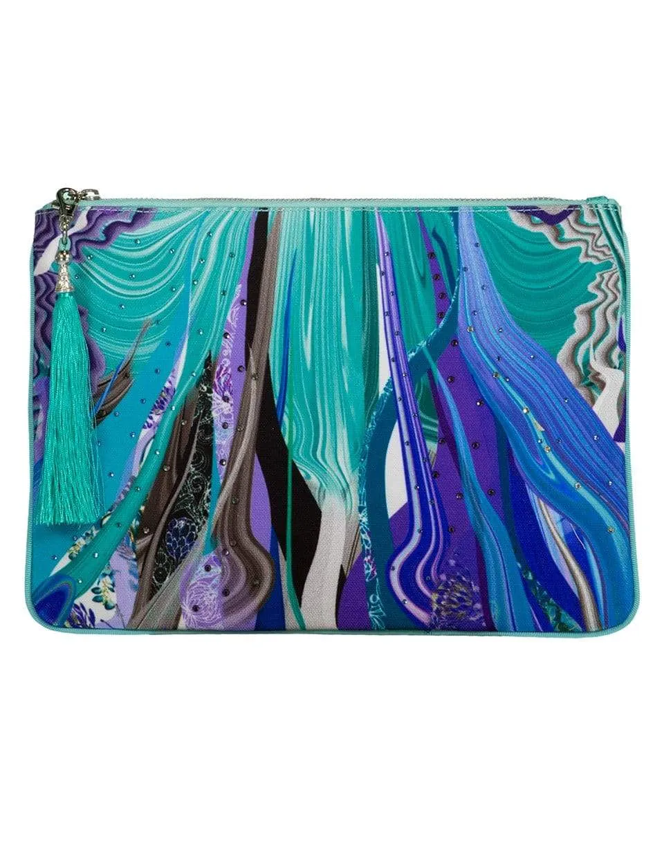 Wategos Wanderlust Small Canvas Clutch