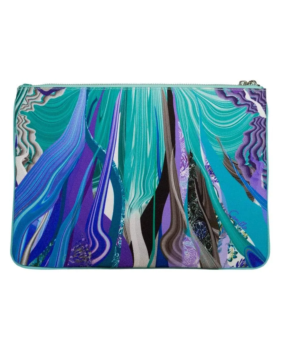 Wategos Wanderlust Small Canvas Clutch