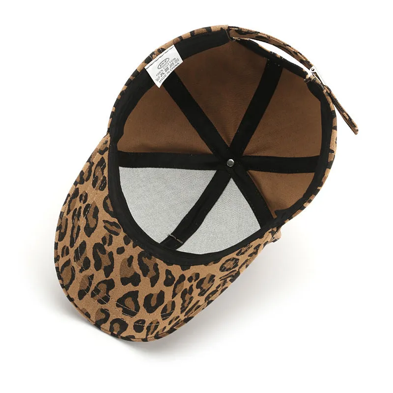 Wholesale Cotton Leopard Cornice Hats