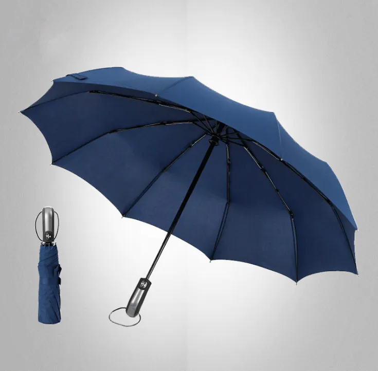 Wind Resistant Folding Automatic Umbrella
