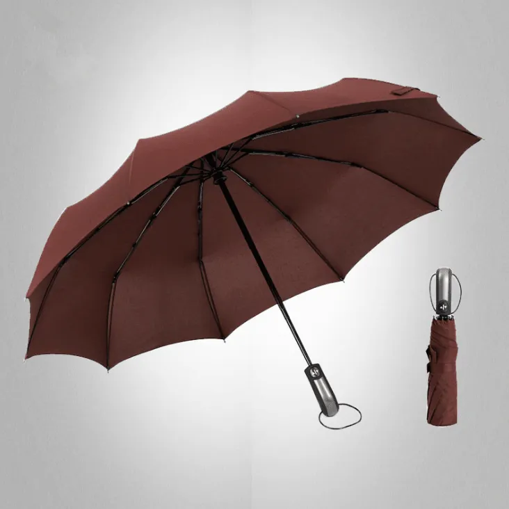 Wind Resistant Folding Automatic Umbrella