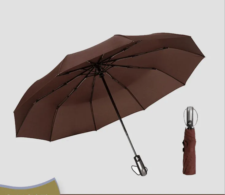 Wind Resistant Folding Automatic Umbrella