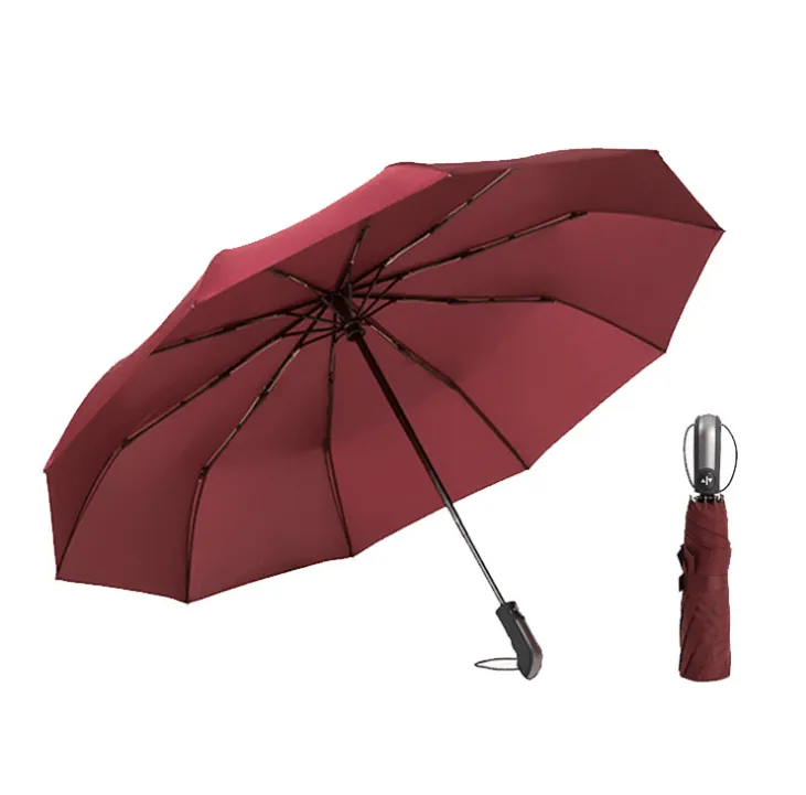Wind Resistant Folding Automatic Umbrella