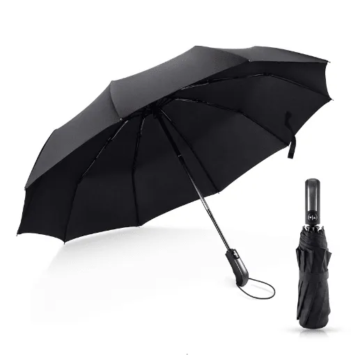 Wind Resistant Folding Automatic Umbrella