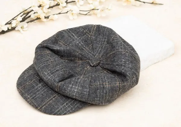 Women's Plaid Newsboy Caps Hats