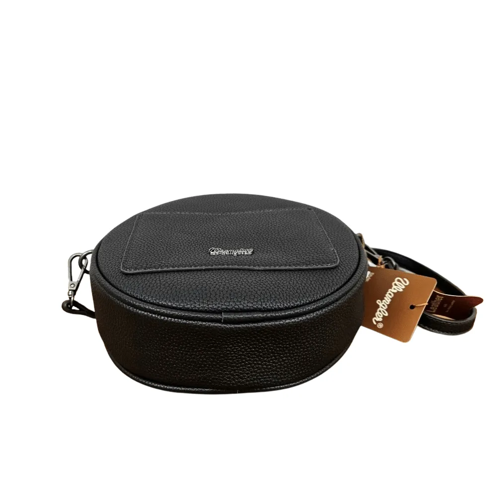 Wrangler Hair on Circle Western Crossbody Bag