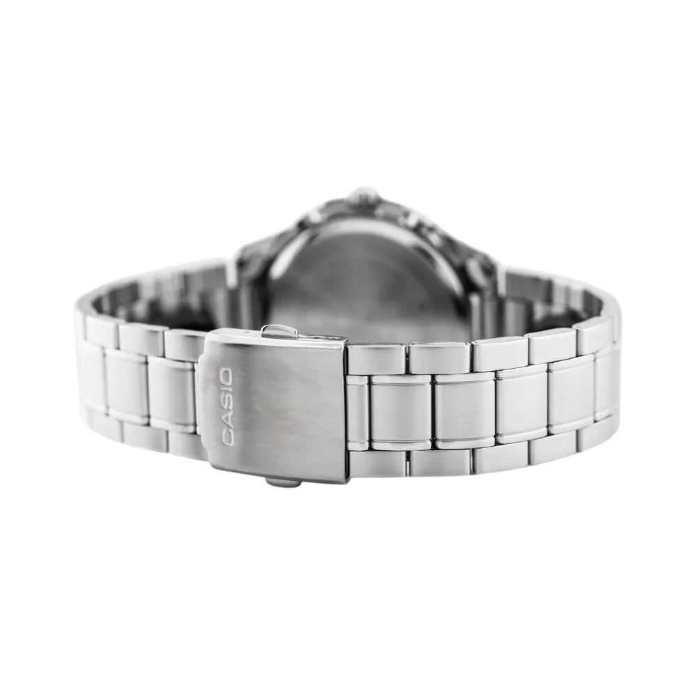 WW0370 Casio Enticer Multifunction Silver Chain Watch MTP-1375D-7AVDF