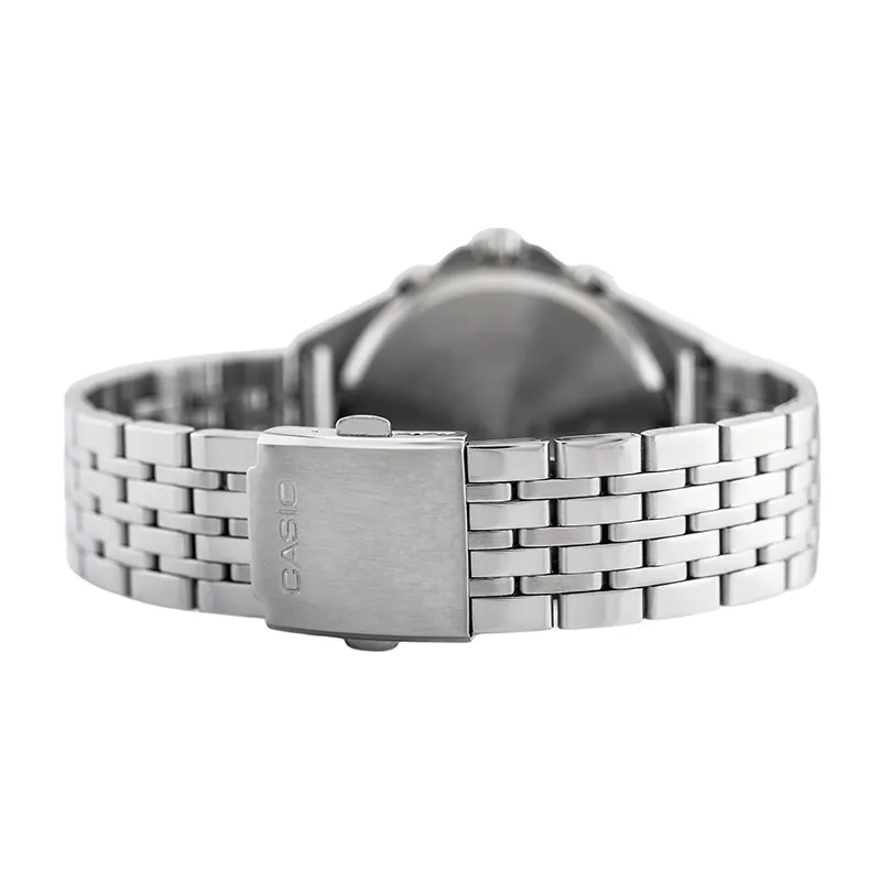 WW0466 Casio Enticer Multifunction Stainless Steel Silver Chain Watch MTP-E303D-1AVDF