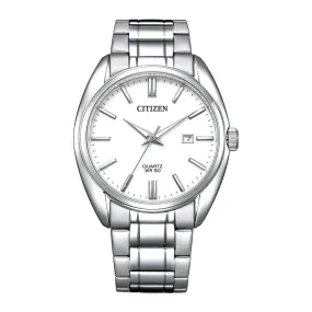WW2073 Citizen Dress Date Stainless Steel Silver Chain Watch BI5100-58A